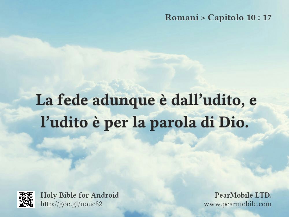 Romani, Capitolo 10:17